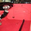 Red leather custom interior