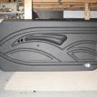3 piece sculpted door panel