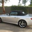 2001 Honda S2000 Convertible with glass window